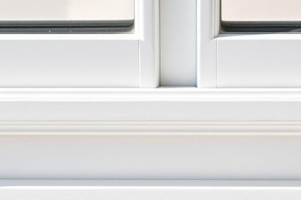 Schilder Elst - strak wit geschilderd kozijn detail voor buitenschilderwerk door L.T.J. Schilderwerken